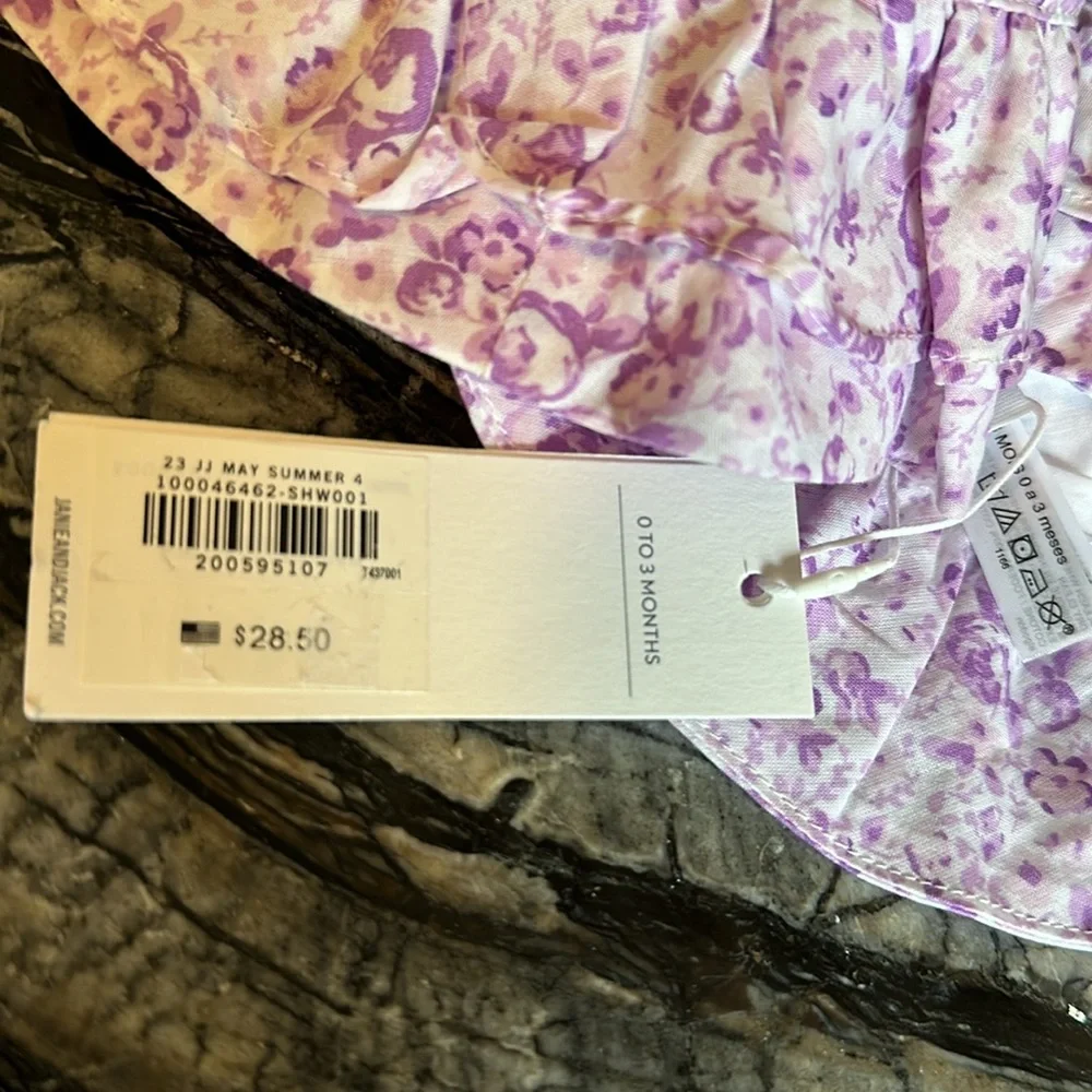 JANIE and JACK FLORAL SUN HAT